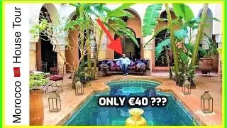 Living in MOROCCO 🇲🇦 Marrakech RIAD Traditional House Tour + Cost C4E4