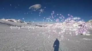 Afdaling Medelzkopf Weissee Gletscherwelt 3  februari 2024