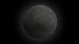 Realistic Moon with HTML and CSS