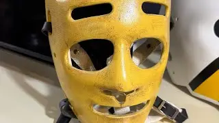 Mask #7 in my top 10 masks of my collection - Gilles Villemure - New York Rangers
