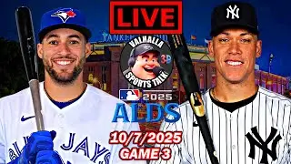 New York Yankees vs Toronto Blue Jays ⚾ MLB Baseball 🟢 MLB Play By Play LIVE STREAM in 3D.