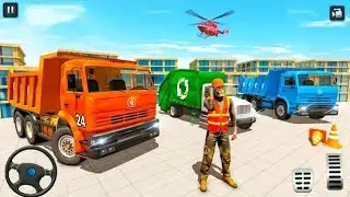 City Garbage Truck Driving Simulator 3D - Dump Truck - Android Gameplay