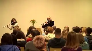 Meggie's Theme - Henry Mancini (HEAVEN Flute Duo cover)  Сатсанг Сиддхартхи