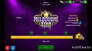 Winning my 1st Melbourne Star ring