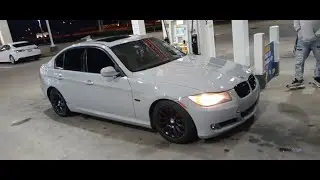 PAINTING MY BMW 328i RIMS  GLOSS BLACK