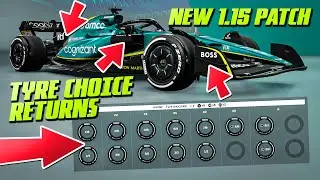 F1 22: NEW CARS/LIVERIES UPDATE! TYRE ALLOCATION IS BACK! 1.15 PATCH!