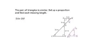 Indirect Measurement: Find each Missing Length