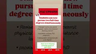 Breaking news | UGC updates #exams#teaching#news🧑&zwj;🏫👨&zwj;🏫