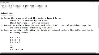 Loops Part-5