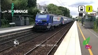 Transilien Ligne J BB27328 et VB2N 222, Transilien SNCF