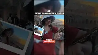 Streamer screams, 'ARE YOU NOT ENTERTAINED?!' in the Colosseum | #twitch #irlstreamer #twitchirl