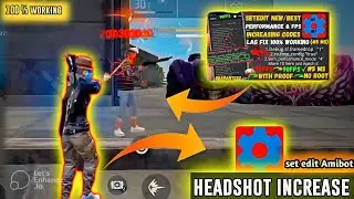 ✅Set-edit commands 🇧🇷(Increase your Sensitivity 2x) | ☑️Without dpi | setedit freefire | setedit 💯