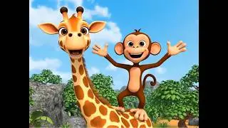 Funny Jungle Day 🦁🐵 | Learn Animal Names with Music & Dance | Kids Cartoon