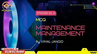 MAINTENANCE MANAGEMENT MCQ|| RTU || Vimal Jangid || .....