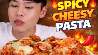&ldquo;Ultimate Spicy Cheesy Pasta Mukbang 🌶️🧀 | So Creamy, So Satisfying!&rdquo;