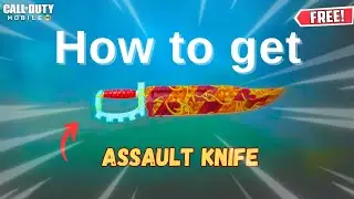 How to get Assault knife for free in CODM (2025)!!