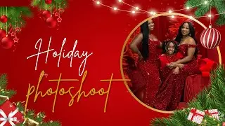 Holiday Photos With My Daughters And Guess Who Came To Visit Us???   ❄️🎄🎁🎅🏾