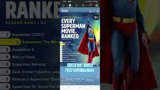Superman (2025) Surpassed to the superman: The movie (1978) #dccomics #warnerbros #superman