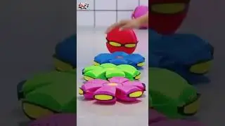 Blast Ball Disc Mainan Anak Bola UFO Ajaib Magic Lampu Musik
