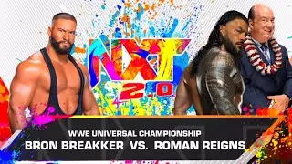 WWE2K24 Roman Reigns VS Bron Breakker Match Gameplay!