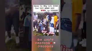 Here Is Why LIL DURK Cut Off MEMO 600  . 💔💔R_ip DTHANG #lildurk #memo600 #duet #kingvon #2025 #600