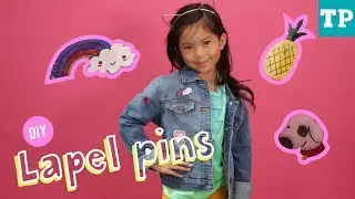 How to make cute shrink plastic Lapel Pins | Easy DIY for Kids