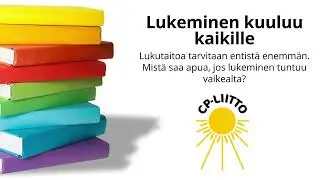 CP-lehdess&auml;: Lukeminen kuuluu kaikille