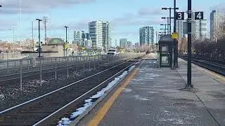 Friendly crew on the rails going by#viarail #gotransit 