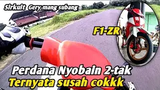 LATIHAN ROAD RACE FIZ R PEMULA || PERDANA PAKE 2 STROKE