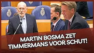 Martin Bosma zet Timmermans op hilarische wijze voor schut! 