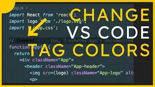 Edit VS Code Theme Tag Colors - As Fast As Possible