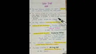 nehru report 1928#handwritten#daily gk#short#ytshort#viral reels