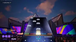 Fortnite festival - through the fire and flames 90% accuracy 4 stars (really bad)