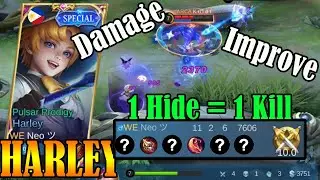 HARLEY Dirty Secret | 1 Hide = 1 Kill Improve | INPLAY Mobile Legends - MLBB