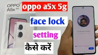 Oppo a5x 5g face lock setting / Oppo 5g me face unlock kaise lagaen / Oppo a5x 5g face lock/face loc