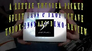 Add Split Bass or Drop Octave to your Guitar : Little Thunder Pickup - unbox, install, demo, review