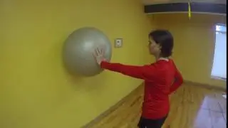 Physioball Scapular Stability Press into Wall