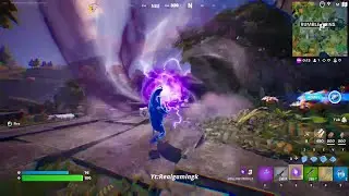 Relik BOSS VS MYTHIC Hollow Purple & Cursed Straw Doll Technique (Jujutsu Kaisen Collab Fortnite)