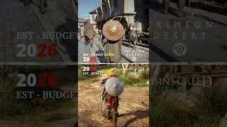 Crimson Desert vs AC Valhalla | Walking Animation Test 1 #gaming #crimsondesert #acvalhalla #ps5