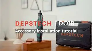 DEPSTECH DC08 Rotary Tool Accessories Installation Tutorial