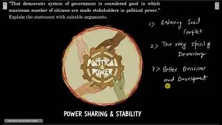 &ldquo;That democratic system of government is considered good in which a maximum number of citizens are