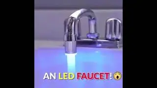 Bathroom Temperature Control Color-Changing Faucet Light Device Kitchen Led Faucet Lamp