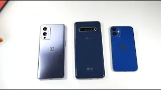 iPhone 12 Mini VS LG V60 VS OnePlus 9 - Blind Camera Test Comparison! (2021)