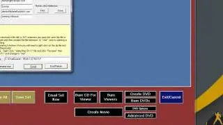 RVP Video Help:  Email & CD Burn