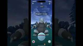 Pok&eacute;mon go mega Aggron raid gameplay
