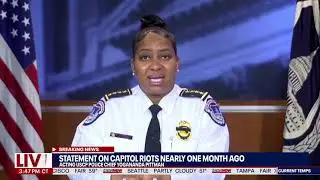U.S. Capitol Police Chief Yogananda Pittman Delivers First Comments on U.S Capitol Riots