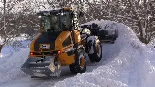 Snow removal 2021 - JCB 409, Weidemann 2080, Kramer Allrad 408 and Fendt 936