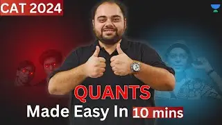 CAT 2024 | QUANTS made easy in 10 minutes by Rahul Suri #cat2024 #quantitativeaptitude #quant