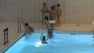 Eerste sprong in het diepe