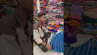 ❤️सूरत में सबसे❤️सस्ते साड़ी फैक्ट्री❤️| Surat Saree Wholesale Market | Saree Factory Surat #saree